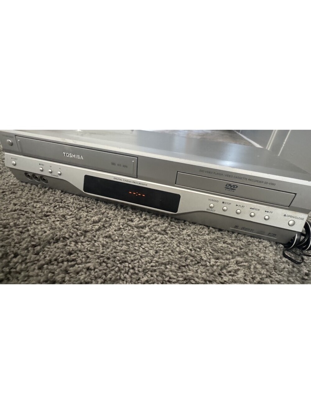 Toshiba SD V393SU1 DVD VCR Combo Player Hi Fi SQPB Tested No Remote